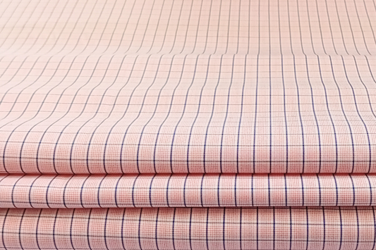 Peach Pink Checks