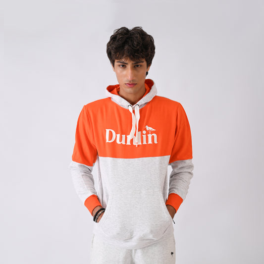 Heather Orange Track Suit