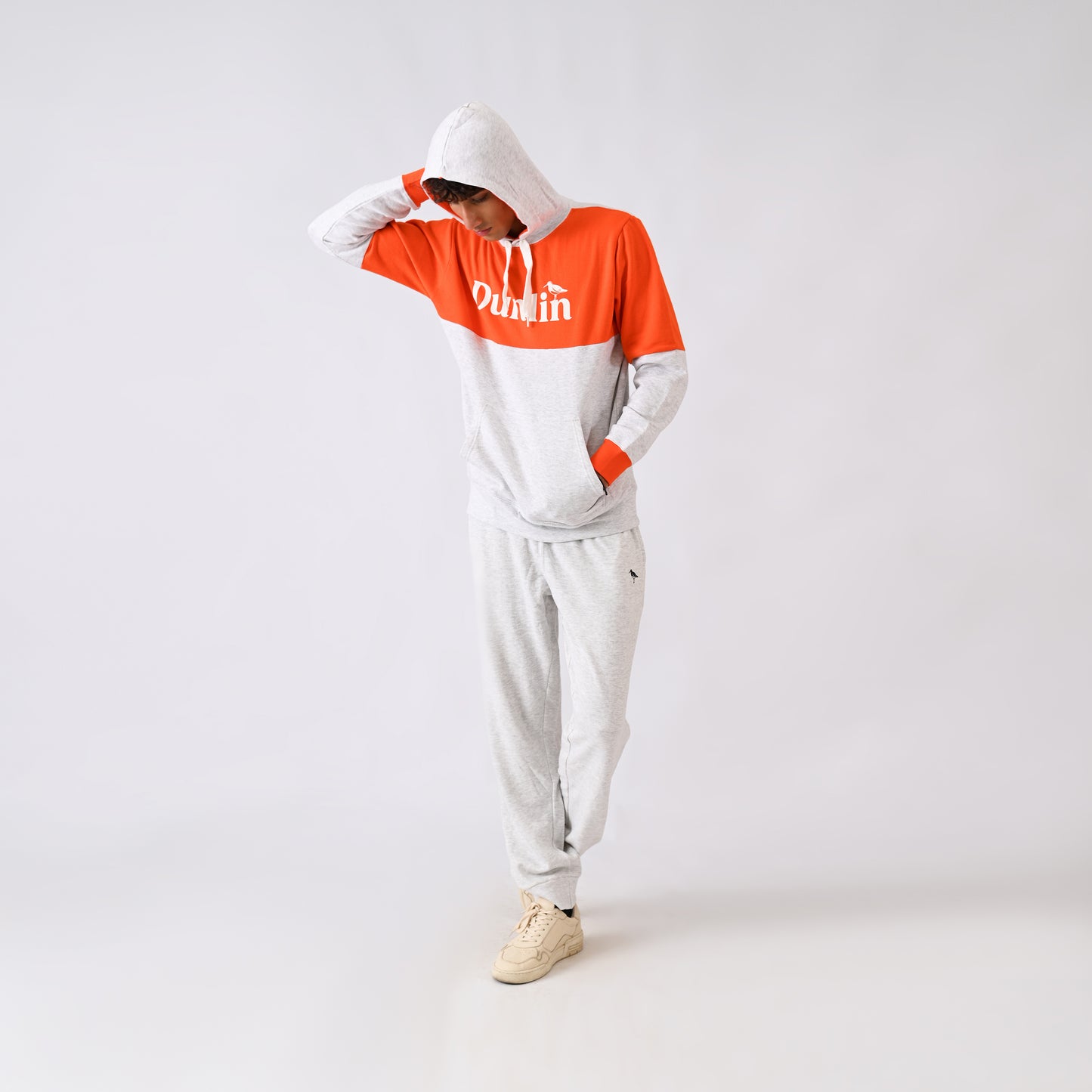 Heather Orange Hoodie