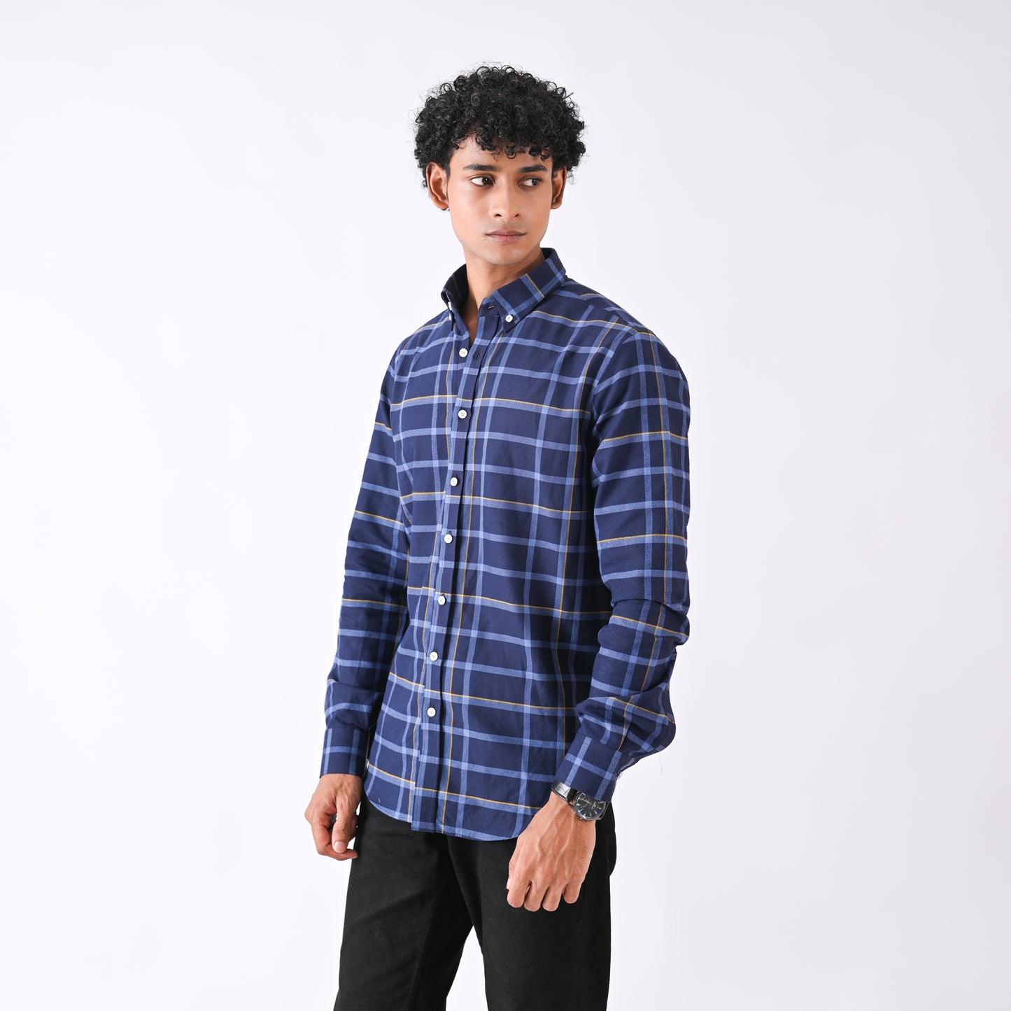 Blue Yellow Plaid