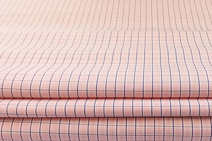 Peach Pink Checks