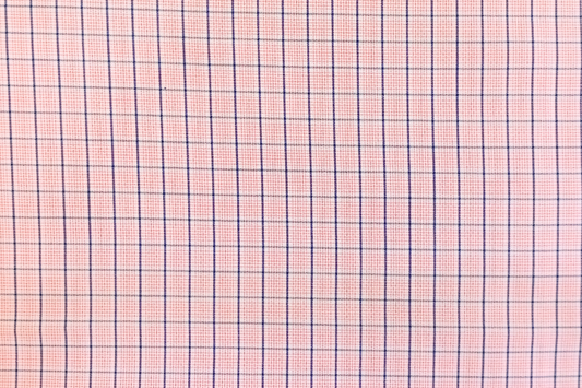 Peach Pink Checks