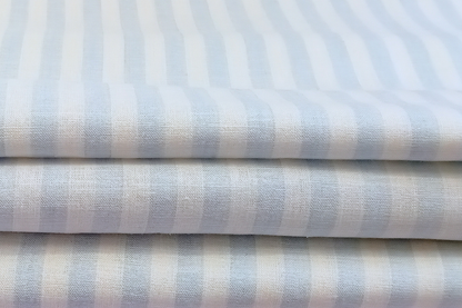 Linen Light Blue Stripes