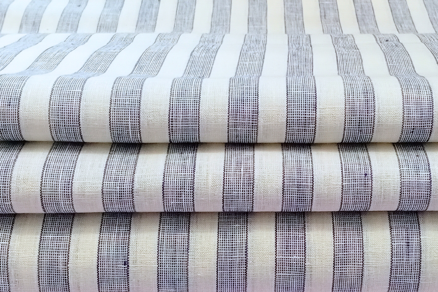 Linen Grey Stripes
