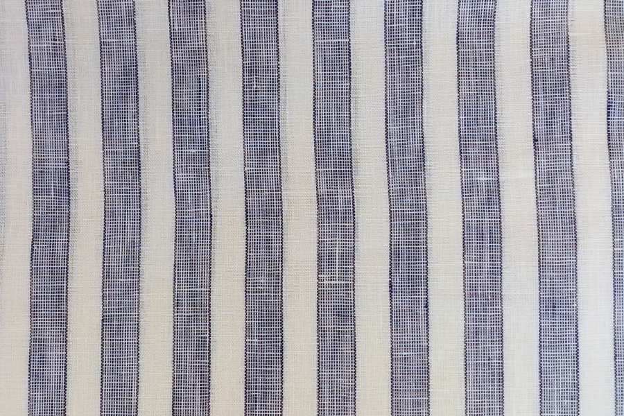 Linen Grey Stripes