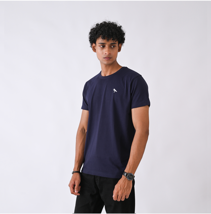 Round Neck - Navy Blue