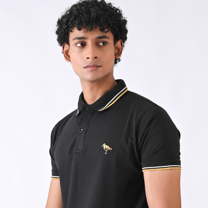 Jersey Polo - Black
