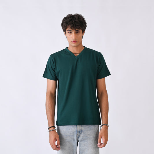 V-Neck - Dark Green