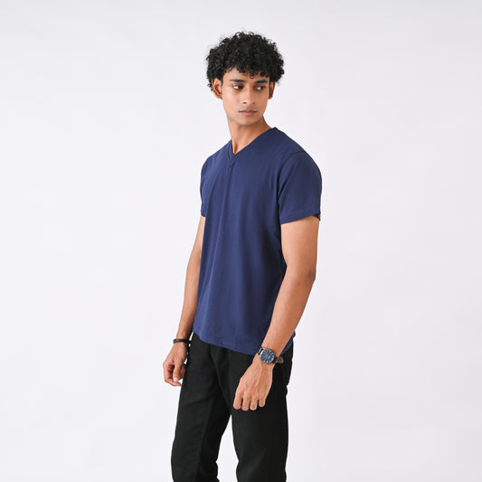 V-Neck - Blue