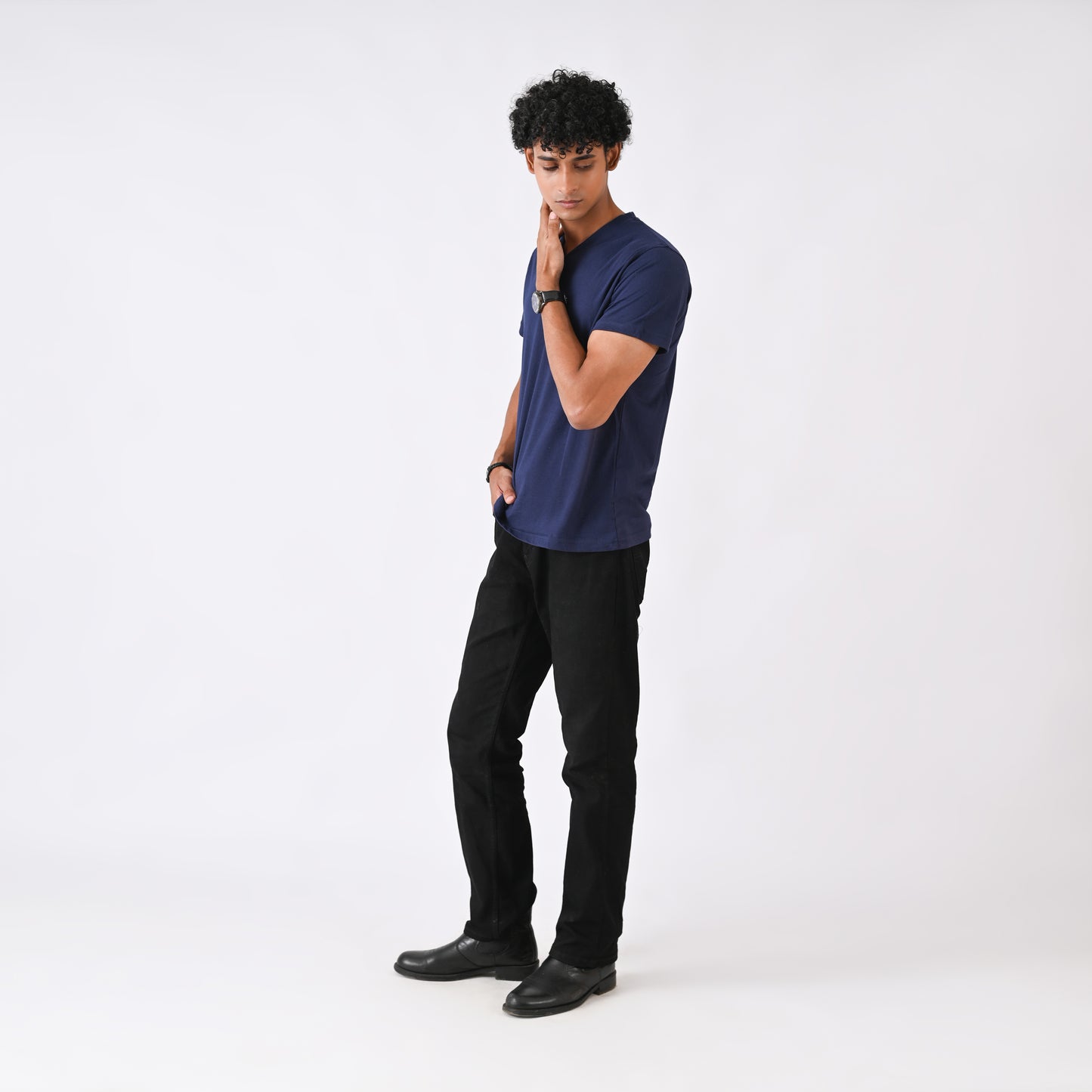 V-Neck - Blue