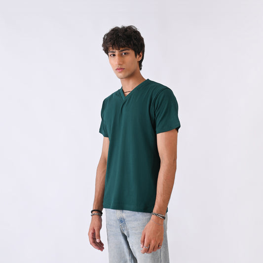 V-Neck - Dark Green
