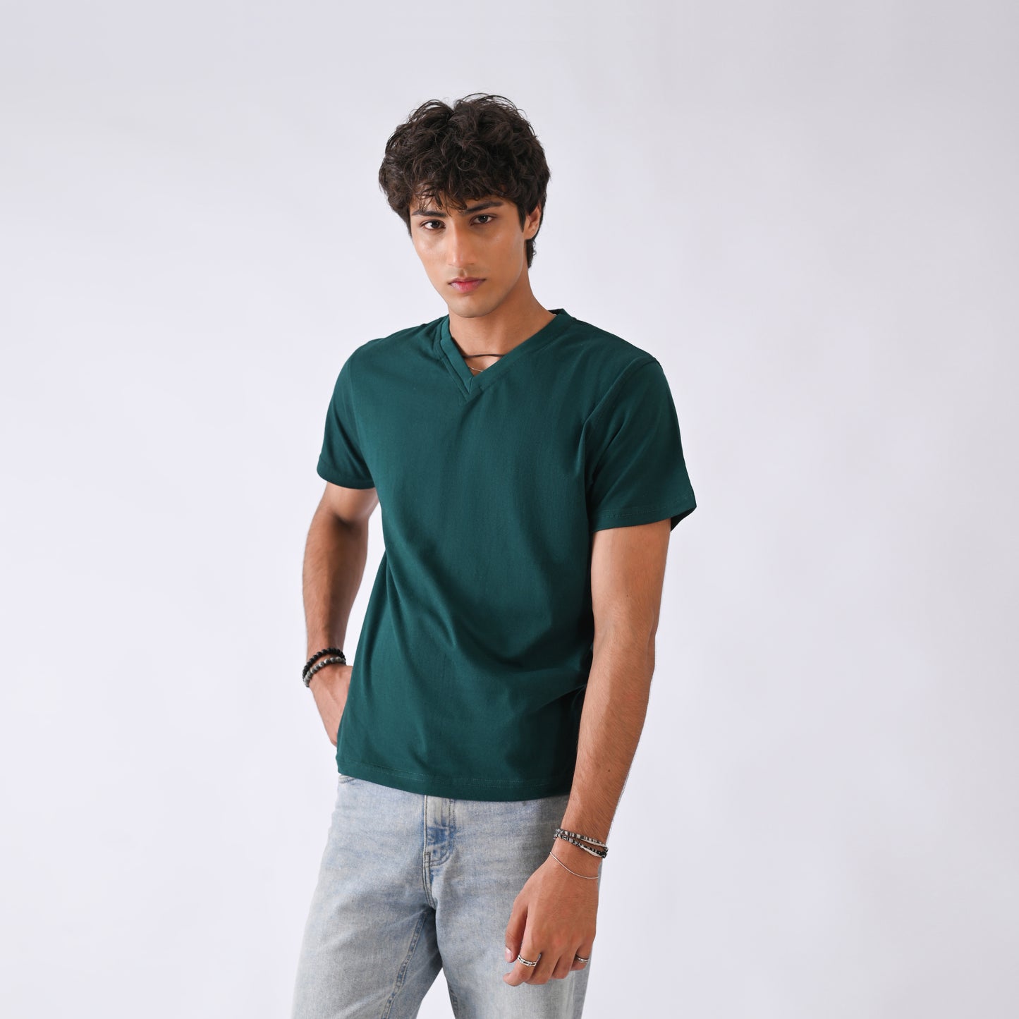 V-Neck - Dark Green
