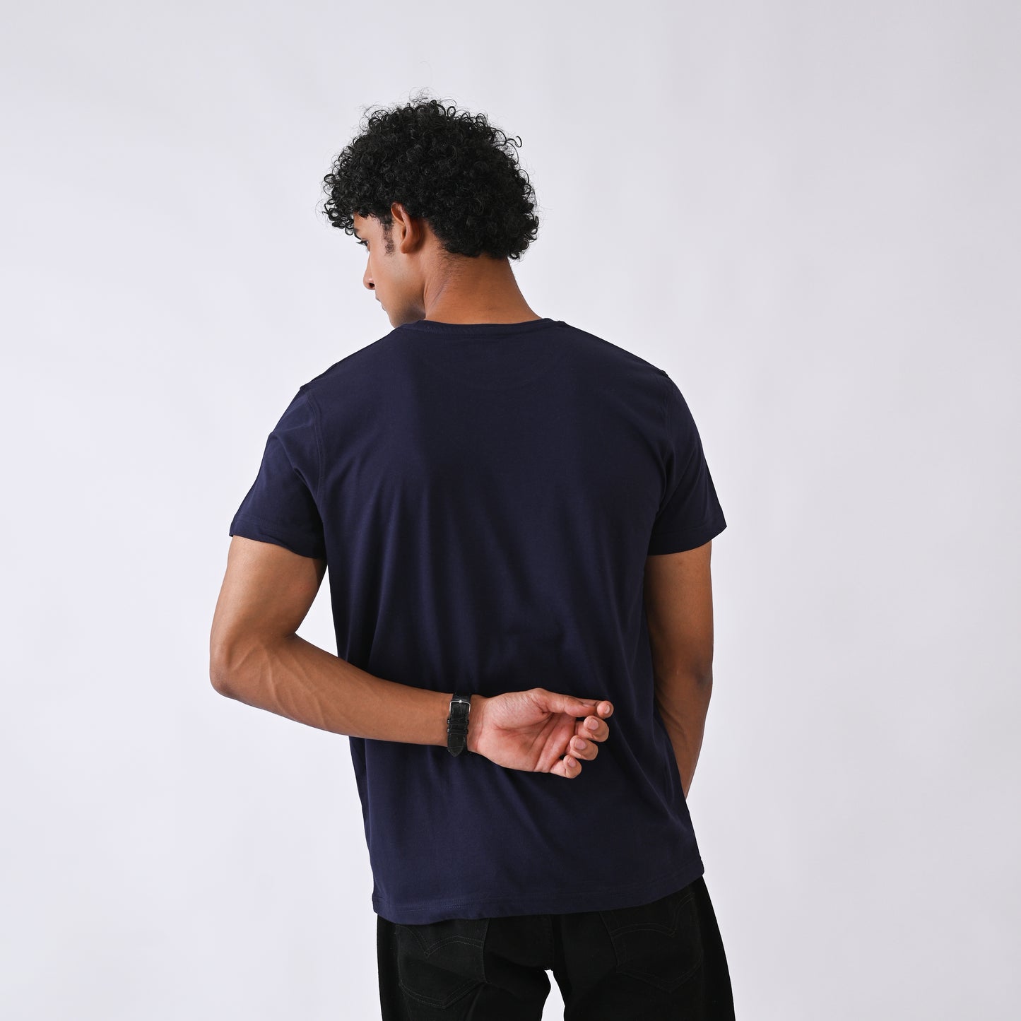 Round Neck - Navy Blue