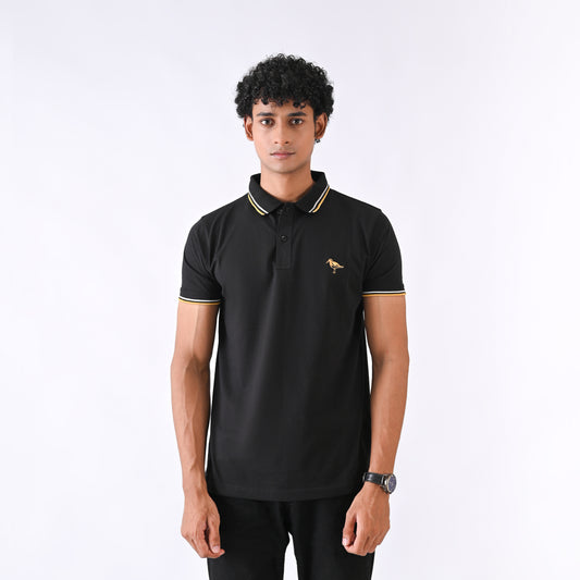 Jersey Polo - Black