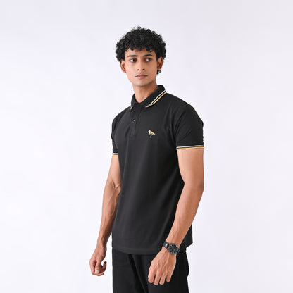 Jersey Polo - Black