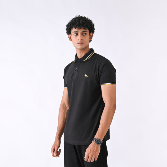 Jersey Polo - Black