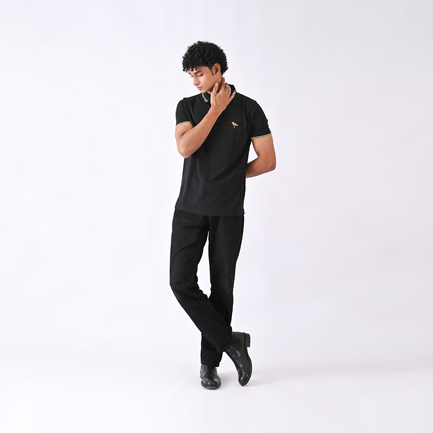 Jersey Polo - Black