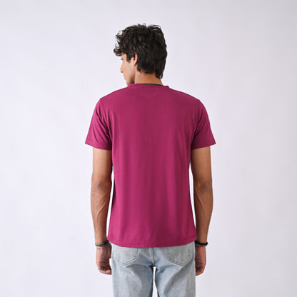 V-Neck - Fuschia