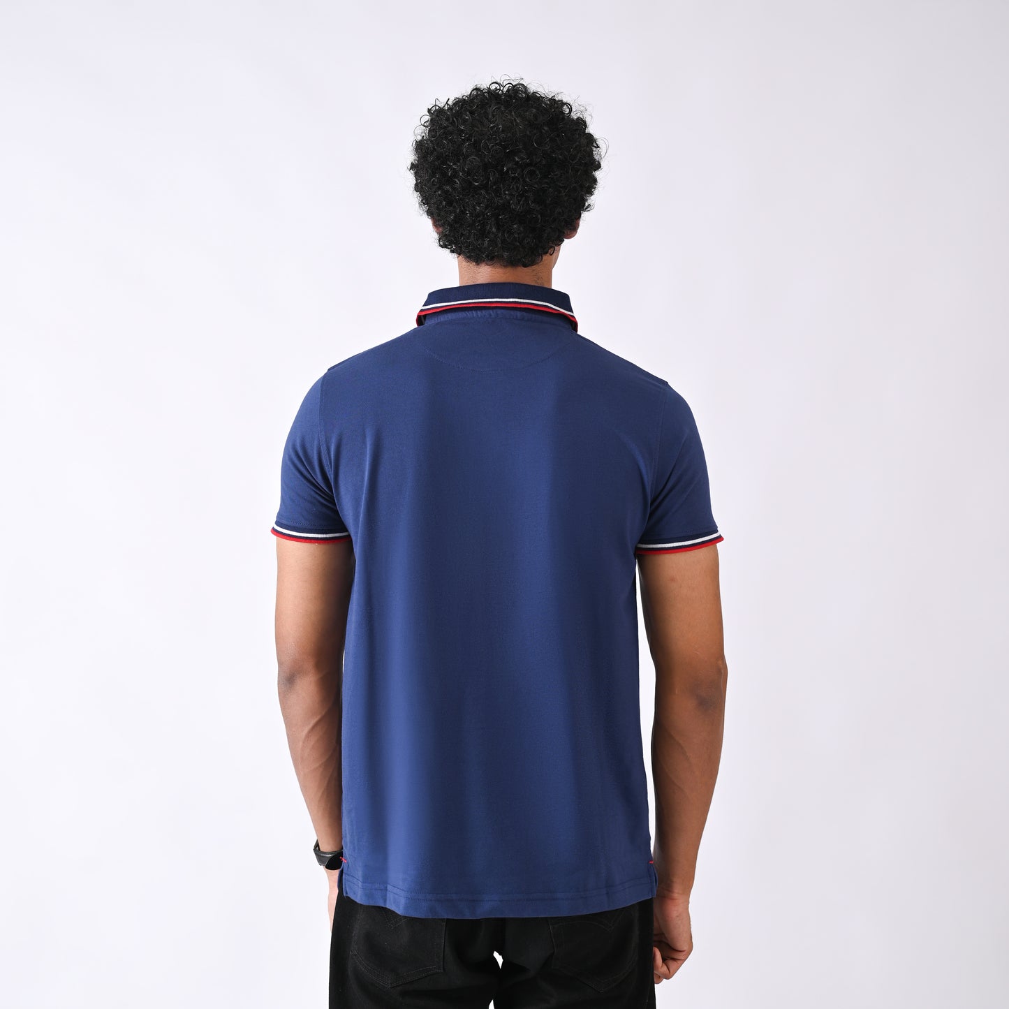 Jersey Polo - Ink Blue