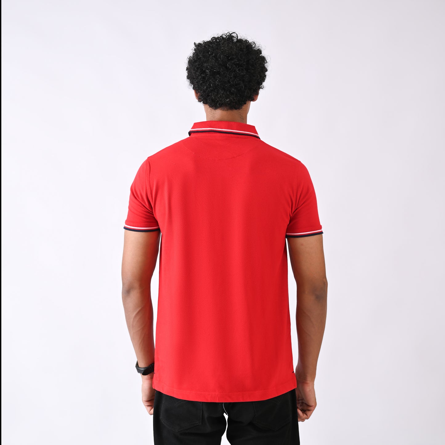 Jersey Polo - Red