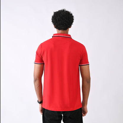 Jersey Polo - Red