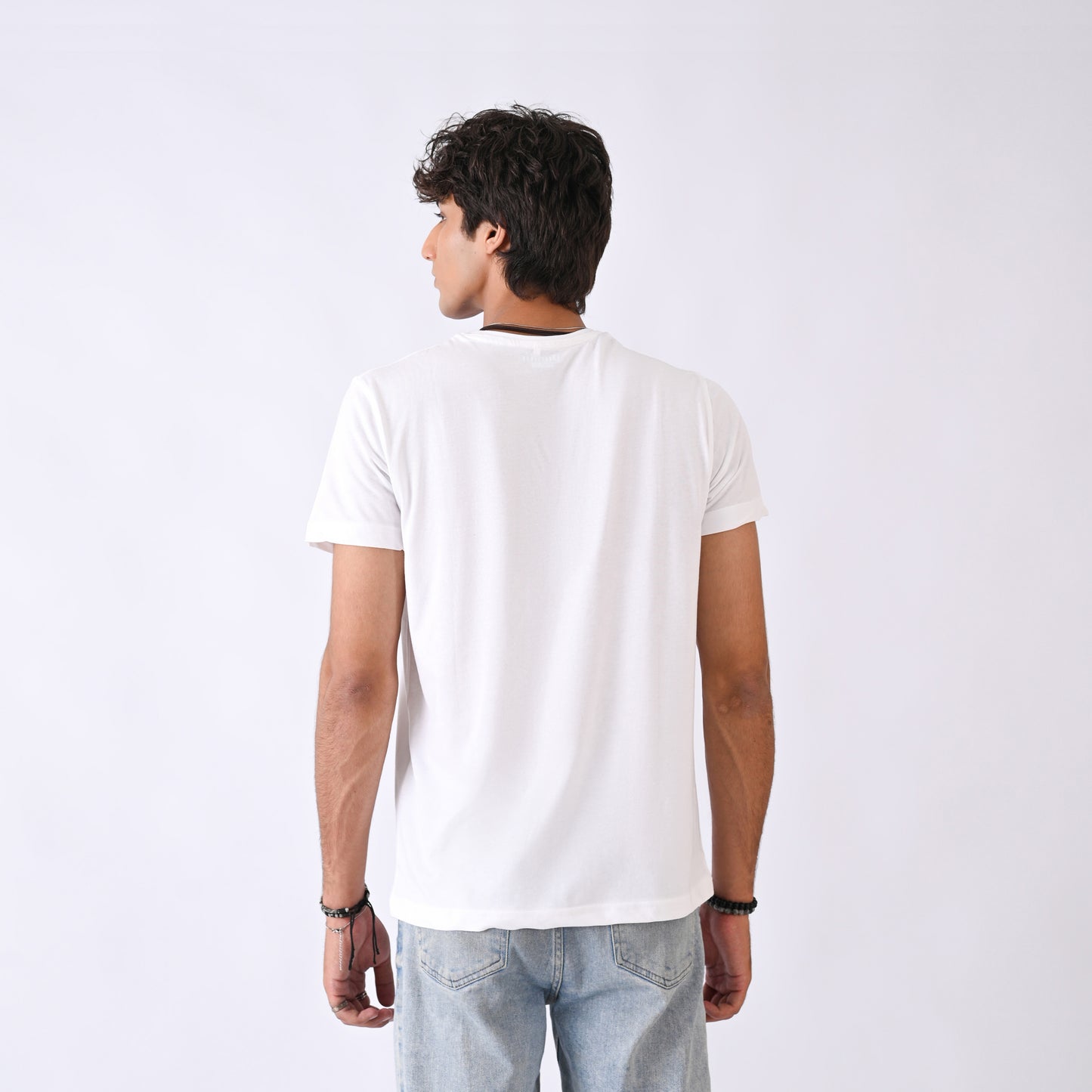 Round Neck -  Classic White