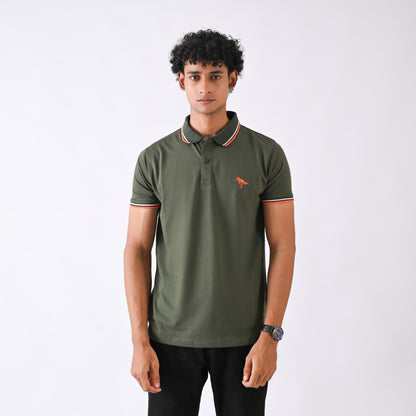 Jersey Polo - Olive