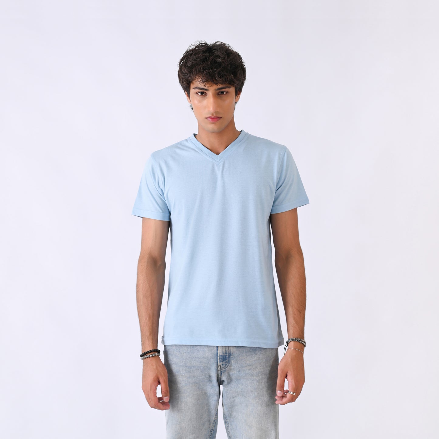 V-Neck - Light Blue