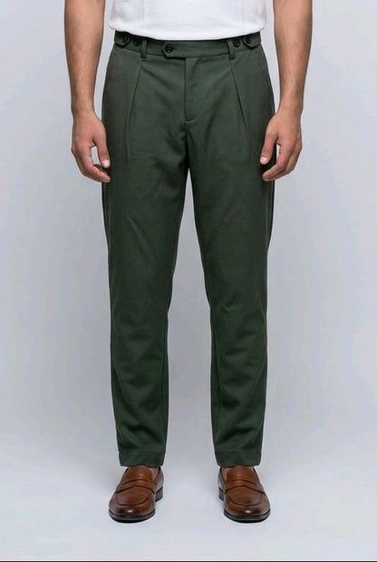 Adjustable Stretch Green Pant